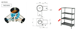 Khớp nối hai chiều NZ-PC252